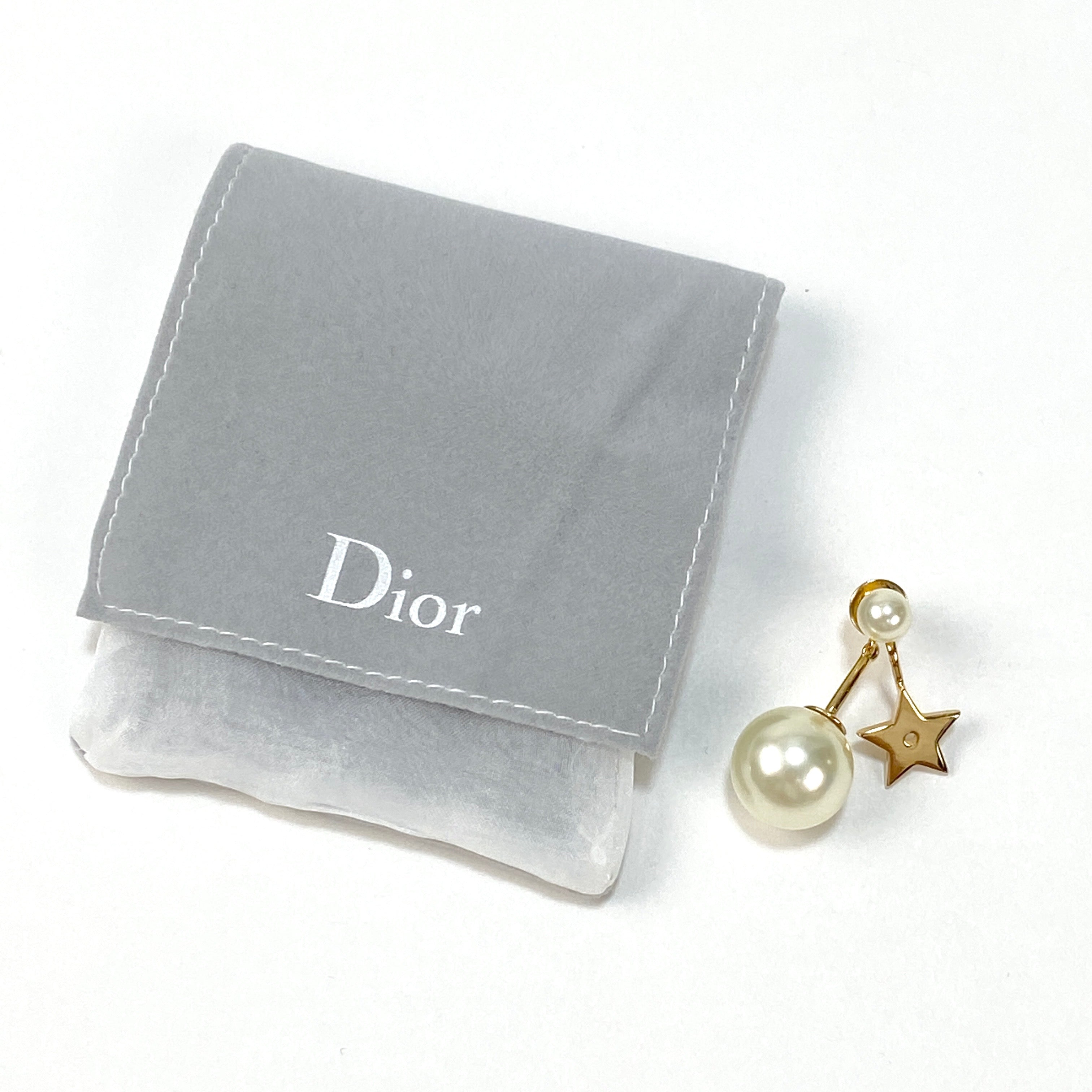 Christian Dior / クリスチャンディオール ホワイトパールピアス