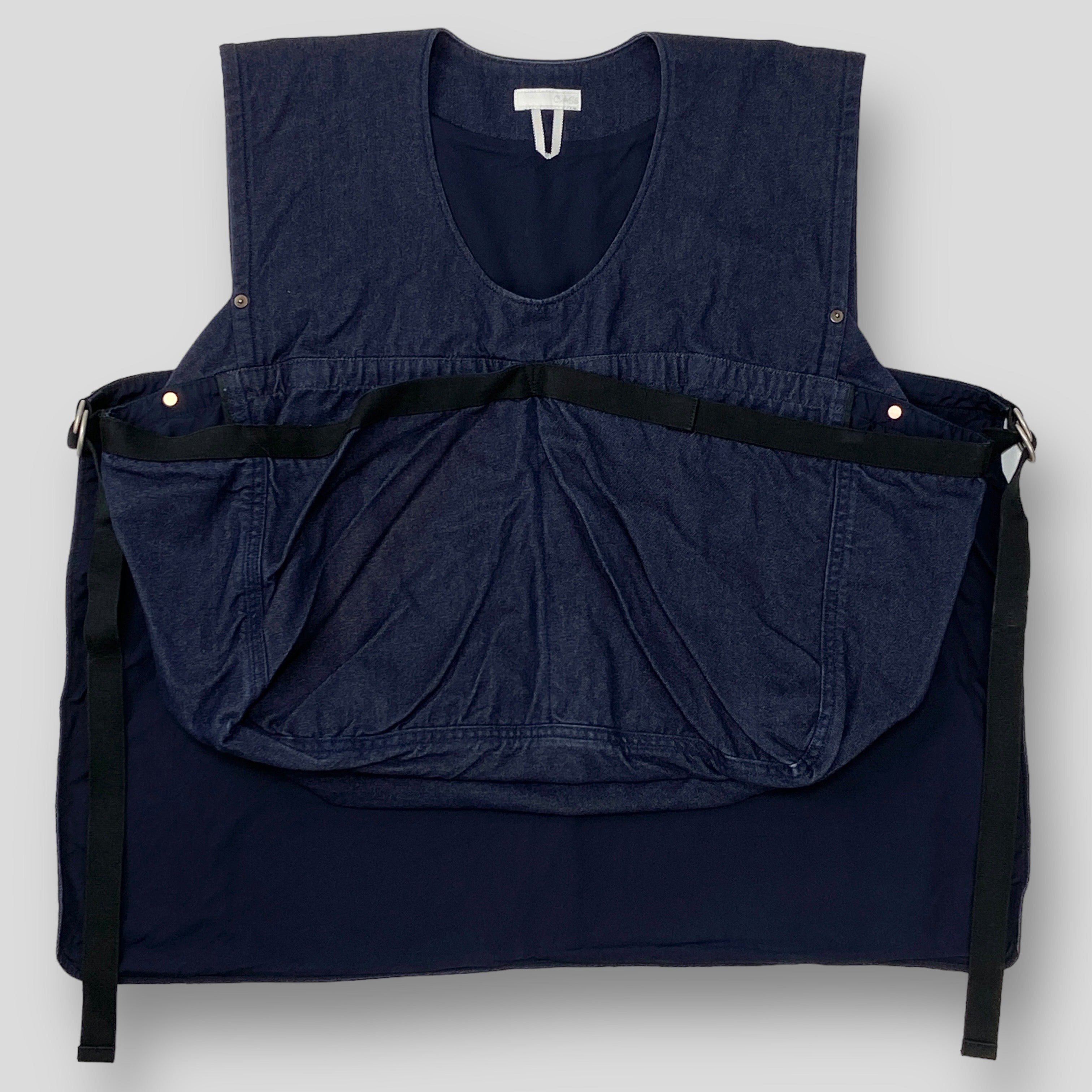 CLASS クラス 17AW ARAKAN デニム ニュースペーパーバッグベスト CLASS / クラス 2017AW ARAKAN デニム ニュースペーパーバッグ