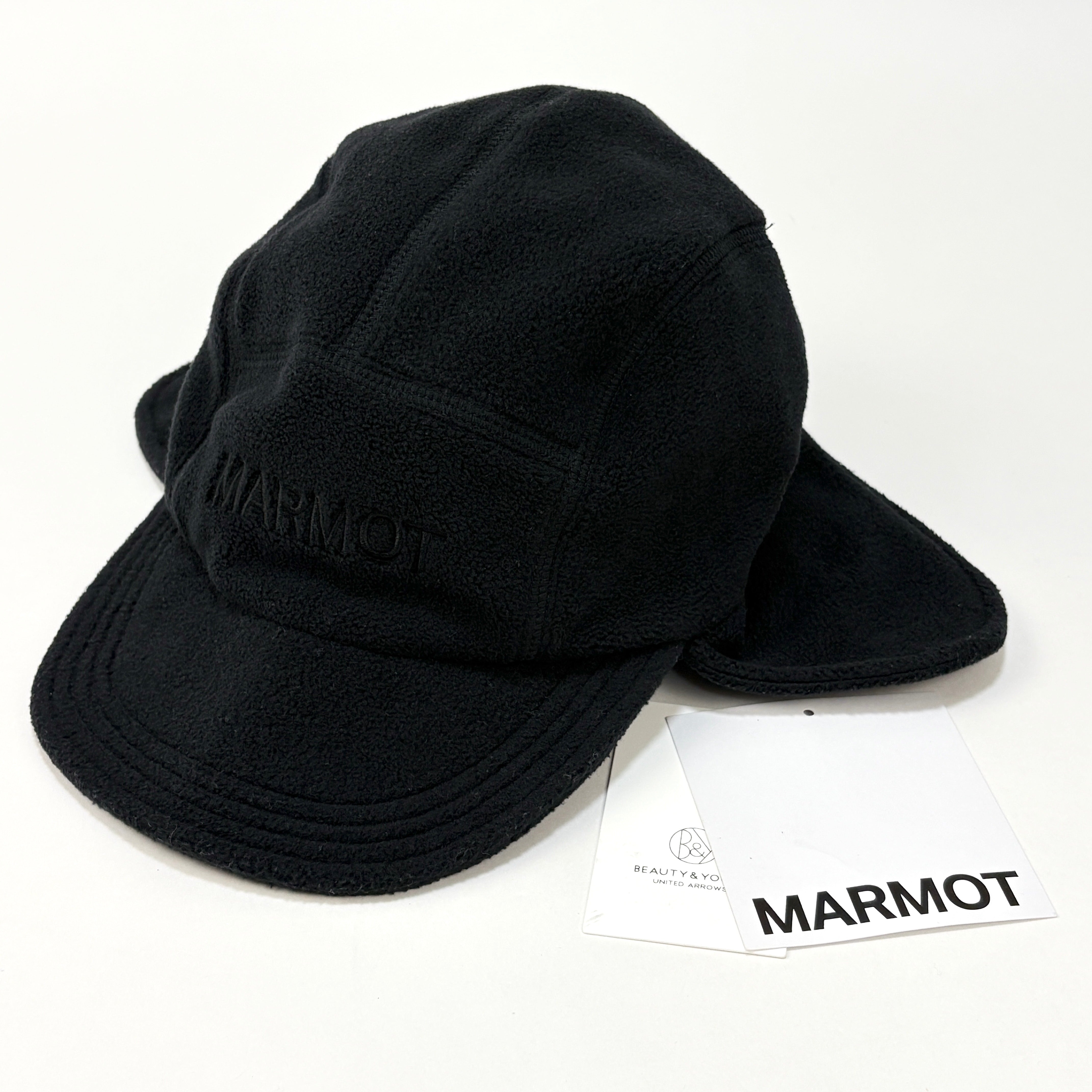 ほー：MARMOT CAPITAL マイクロフリース キャップ MARMOT CAPITAL 2023AW MICRO FLEECE EARFLAP CAP 23FW-G-02