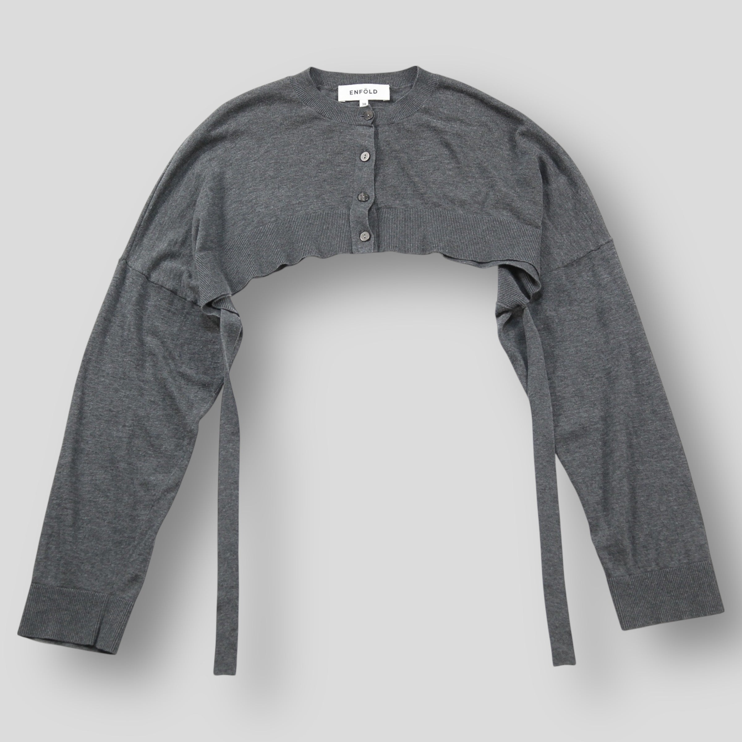 ENFOLD / エンフォルド 2025SS SHORTEST CARDIGAN 300IS270-2491 38