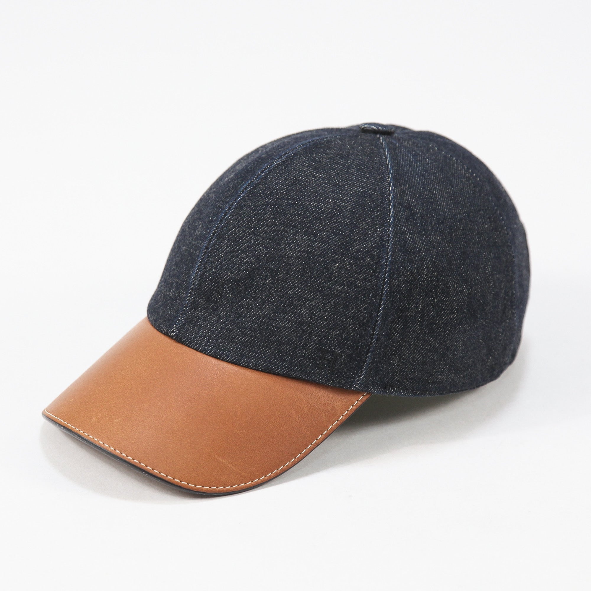 HERMES / エルメス フランス製 CASQUETTE ライリー デニム 6パネル