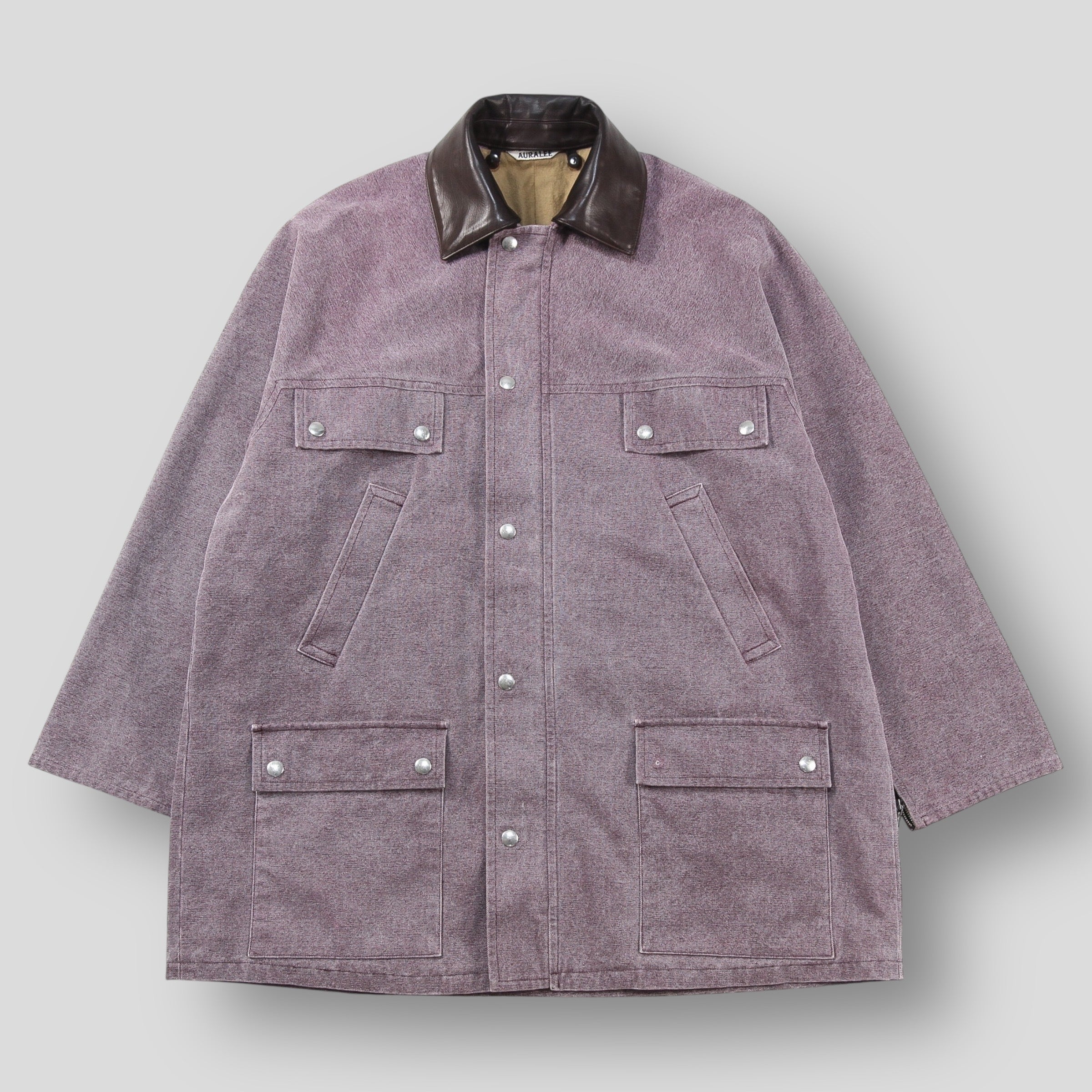 AURALEE オーラリー 2024AW WASHED ORGANIC CANVAS HUNTING BLOUSON AURALEE オーラリー 2024AW WASHED ORGANIC CANVAS HUNTING BLOUSON