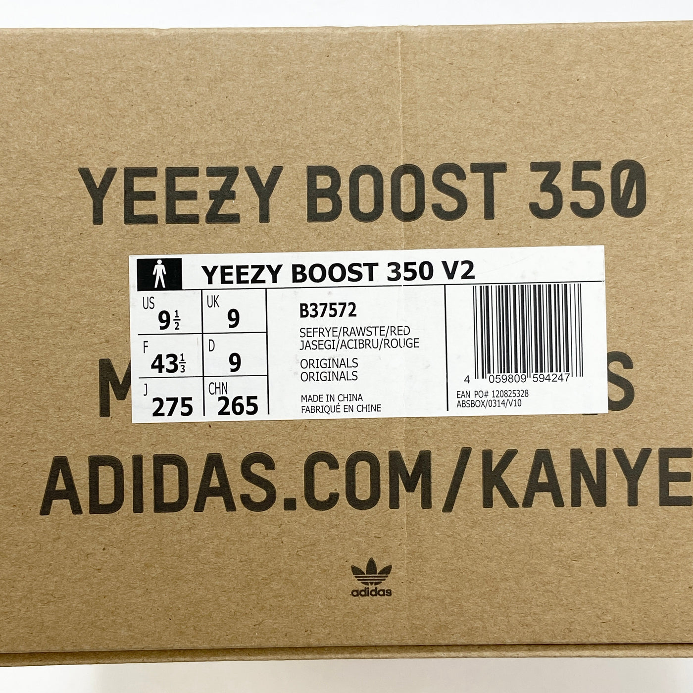 YEEZY BOOST 350 V2 B37572 US9.5 / 27.5cm