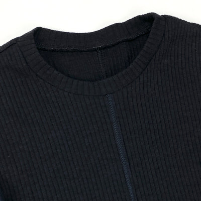 2022SS Crew Neck Ribbed Jersey Top MM22SS-JS027 2