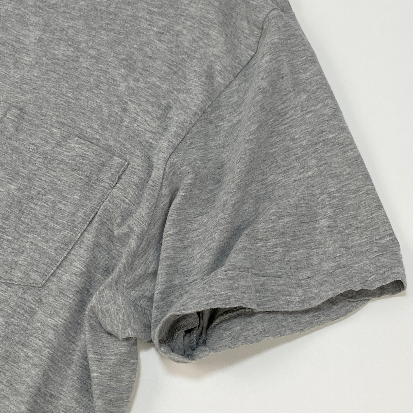 キュプラ切り替え コットンクルーネックポケットTシャツ 12-00274M 3