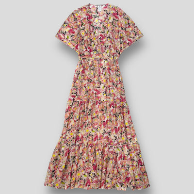 WATERCOLOUR FLORAL BEACH DRESS S7AJ21290 L
