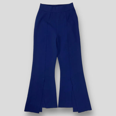 2018SS フロントスリット クレープニットパンツ 494817 S1850 42