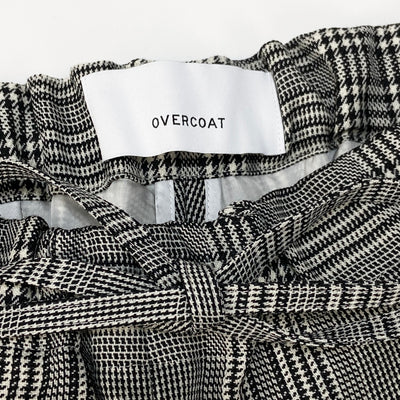2021AW DRAWSTRING TROUSER IN WOOL GLEN CHECK F21P03-DWGC 2