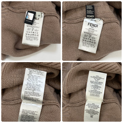 2019AW モヘア混 FFパターン タートルネックニット FZY874 A9WF 36