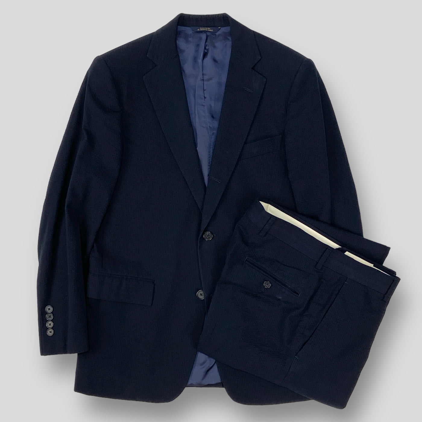 2019SS REGENT FIT シアサッカー セットアップ 21-16-1587-190 / 21-23-0669-190 36S / W31
