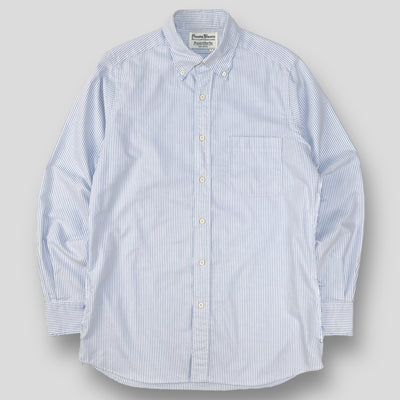 USA製 STRIPED DISTRESSED OXFORD WITH BUSTED SEAMS 11-11-0369-872 S