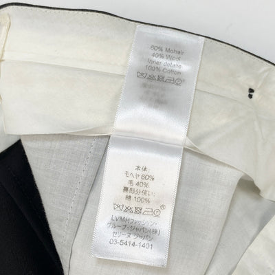 2018AW フィービー期 モヘヤウール ハイウエスト 2タックワイドトラウザーパンツ 2 1T49 / 031B 36