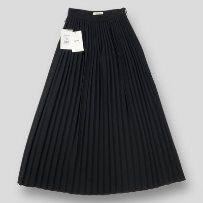 【新品】2019AW ロングプリーツ付きスカート / キャディクレープ 2J056206D.38NO 34
