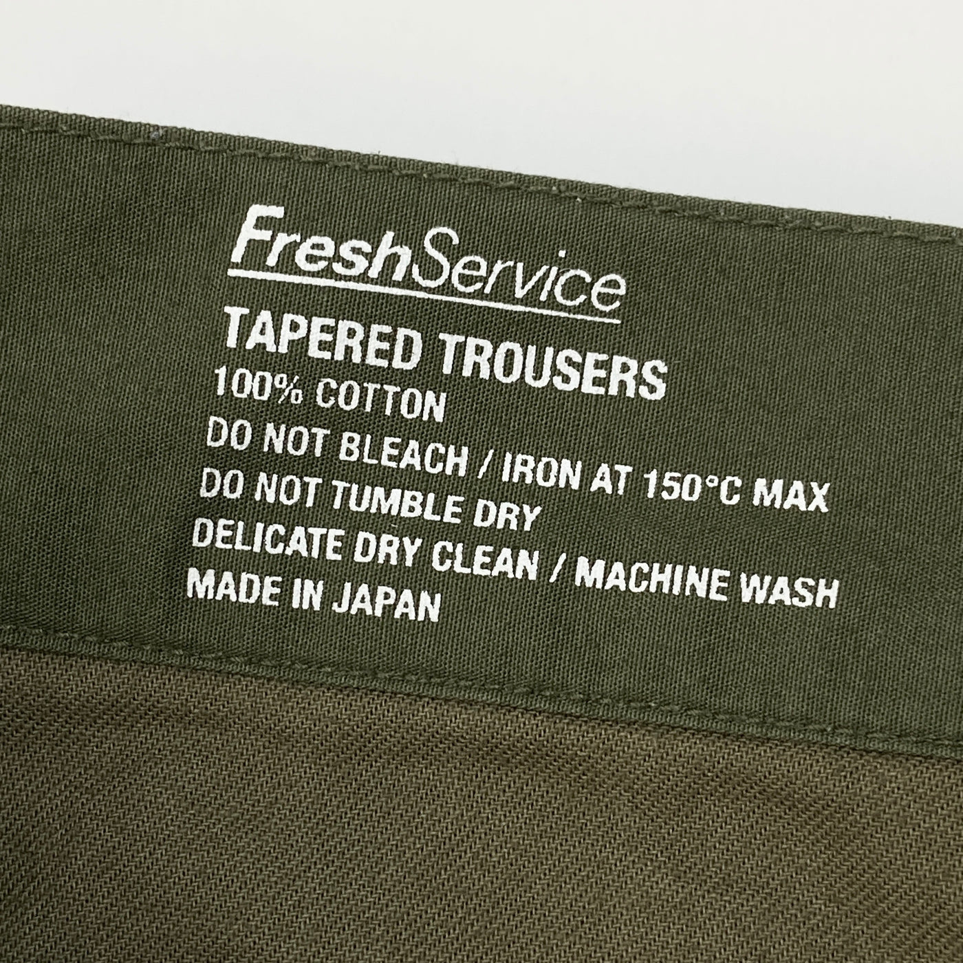 Freshservice TAPERED TROUSERS サイズL