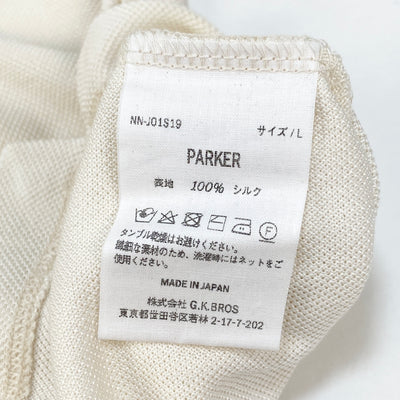 2019SS PARKER Silk KANOKO T-SHIRT NN-J01S19 L