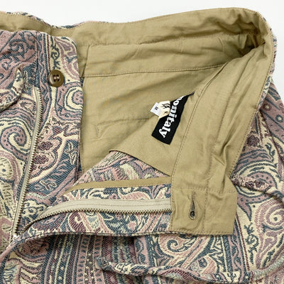 2021SS Wide Drop Crotch Pants - betro paisley M