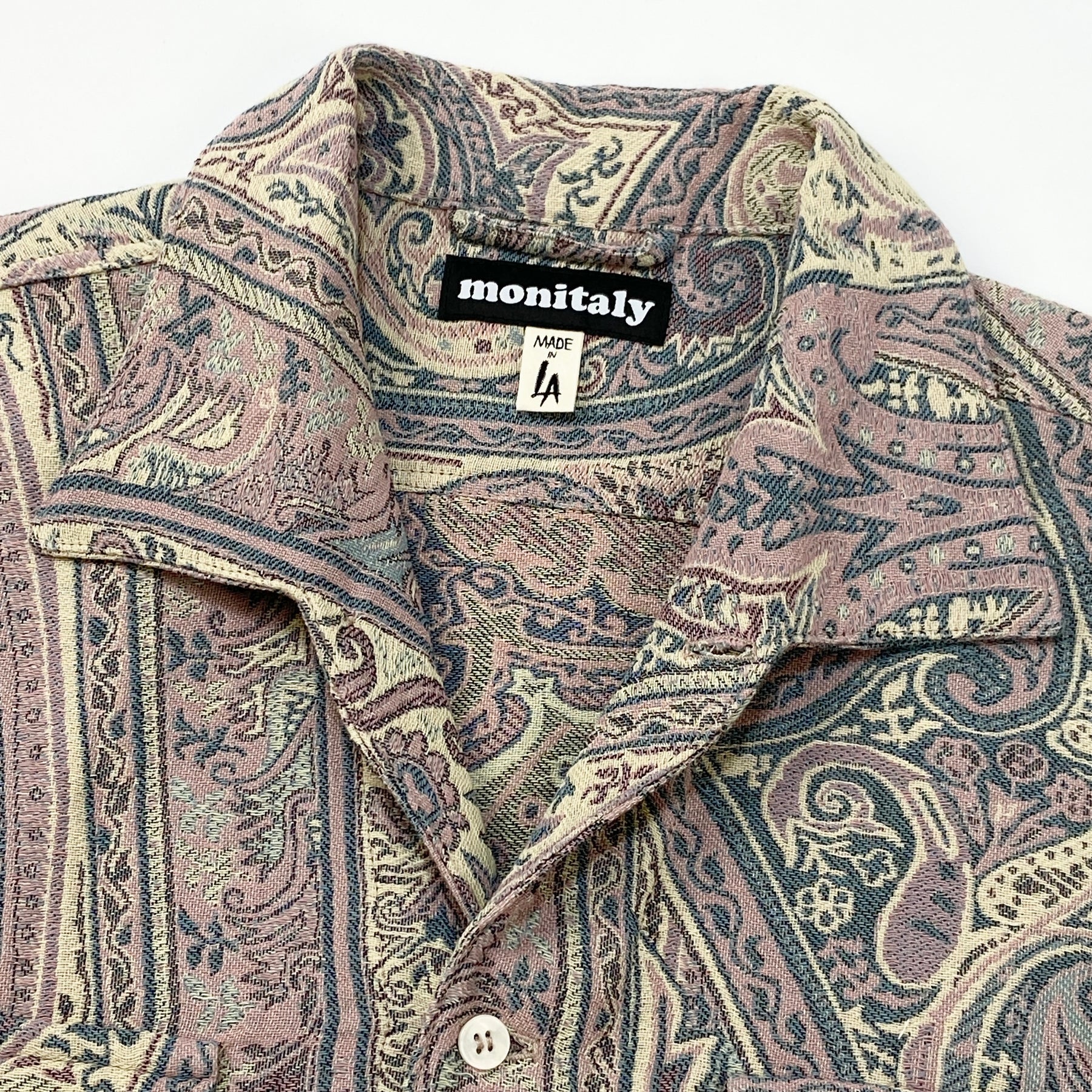 MONITALY / モニタリー 2021SS S/S 50's Milano Shirt - betro paisley