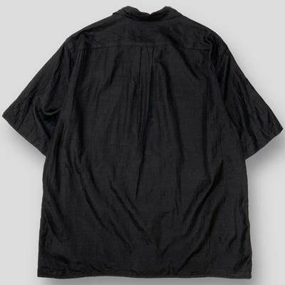 2023SS ウールシルク 半袖オープンカラーシャツ X01-02019 3