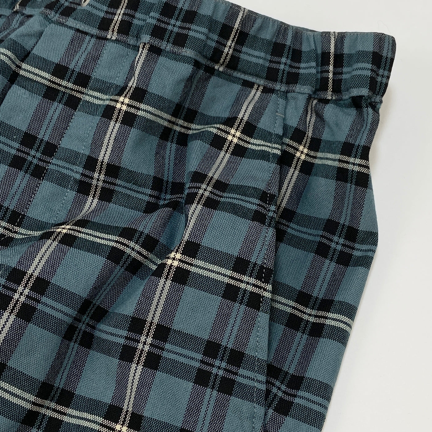 2019AW CHECK CROPPED DRAWCORD PANTS S