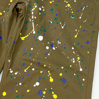 2021AW 別注 HAND PAINT WIDE TROUSERS GMS-11160 XL BEIGE