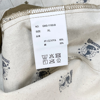2021AW 別注 HAND PAINT WIDE TROUSERS GMS-11160 XL BEIGE