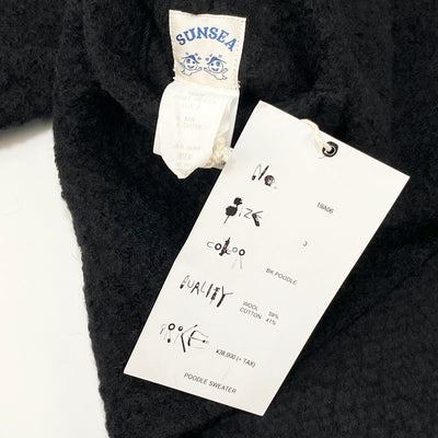 【新品】2019AW POODLE SWEATER 19A06 3 BK POODLE