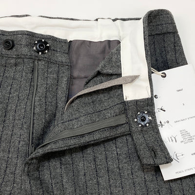 【新品】2019AW PENCIL STRIPE TEKETEKE-W PANTS 19A47 3
