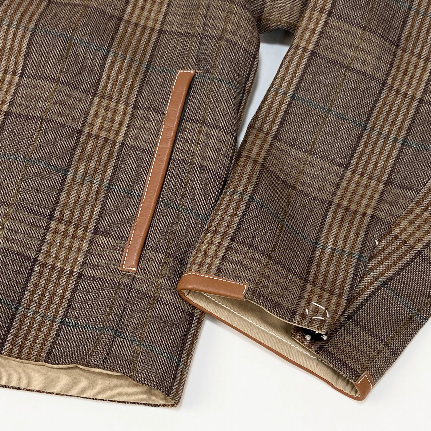 【新品】2019AW REVERSIBLE CARAMEL CHECK BLOUSON 19A29 2