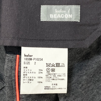 2018SS コットン/エステル ダンボールスウェットパンツ 18SBM-P10234 2
