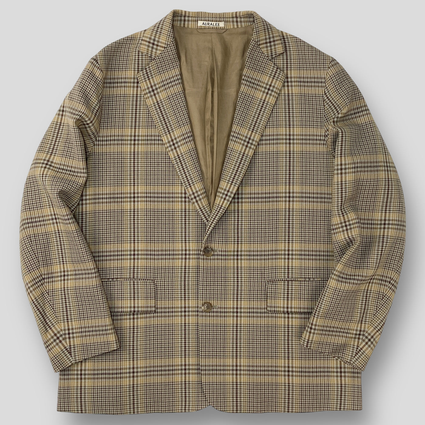 2019AW WOOL SERGE CHECK JACKET A9AJ01SC 4