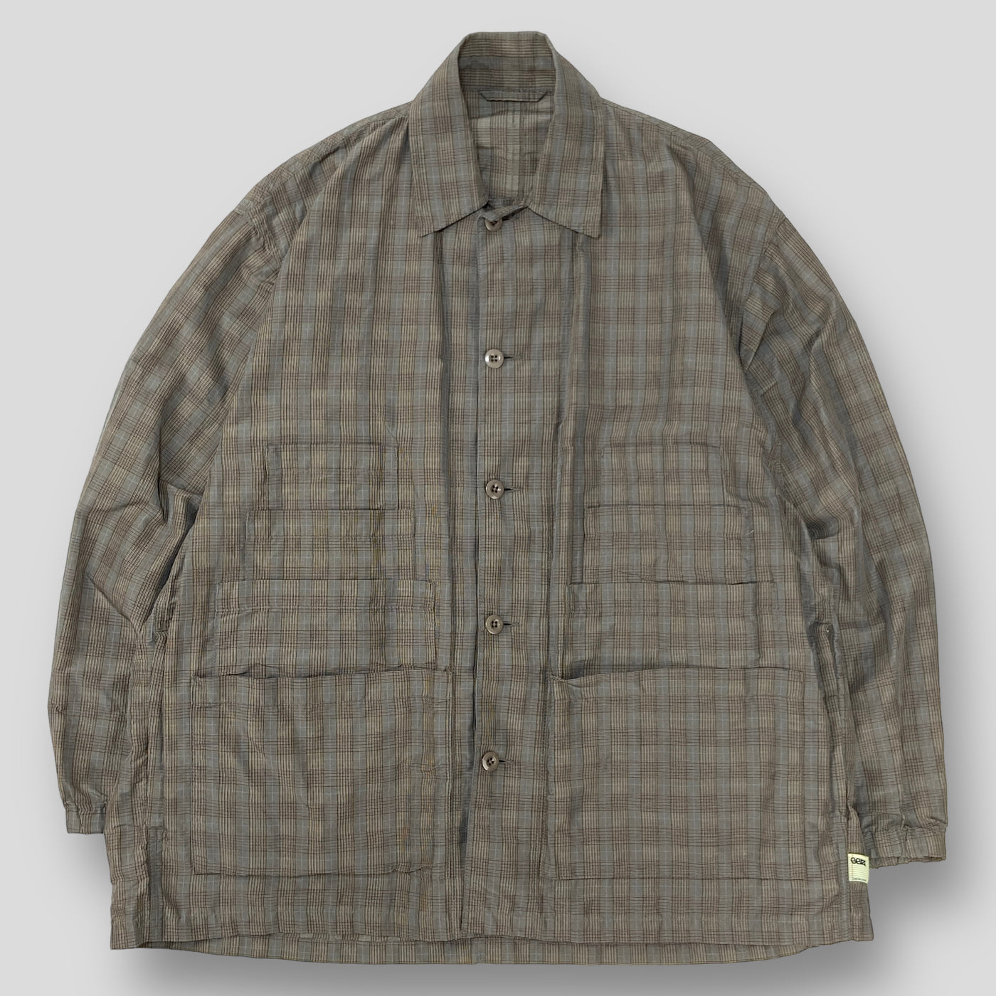 2021SS ENERGY JACKET - BROWN CHECK 11-18-5954-139 M