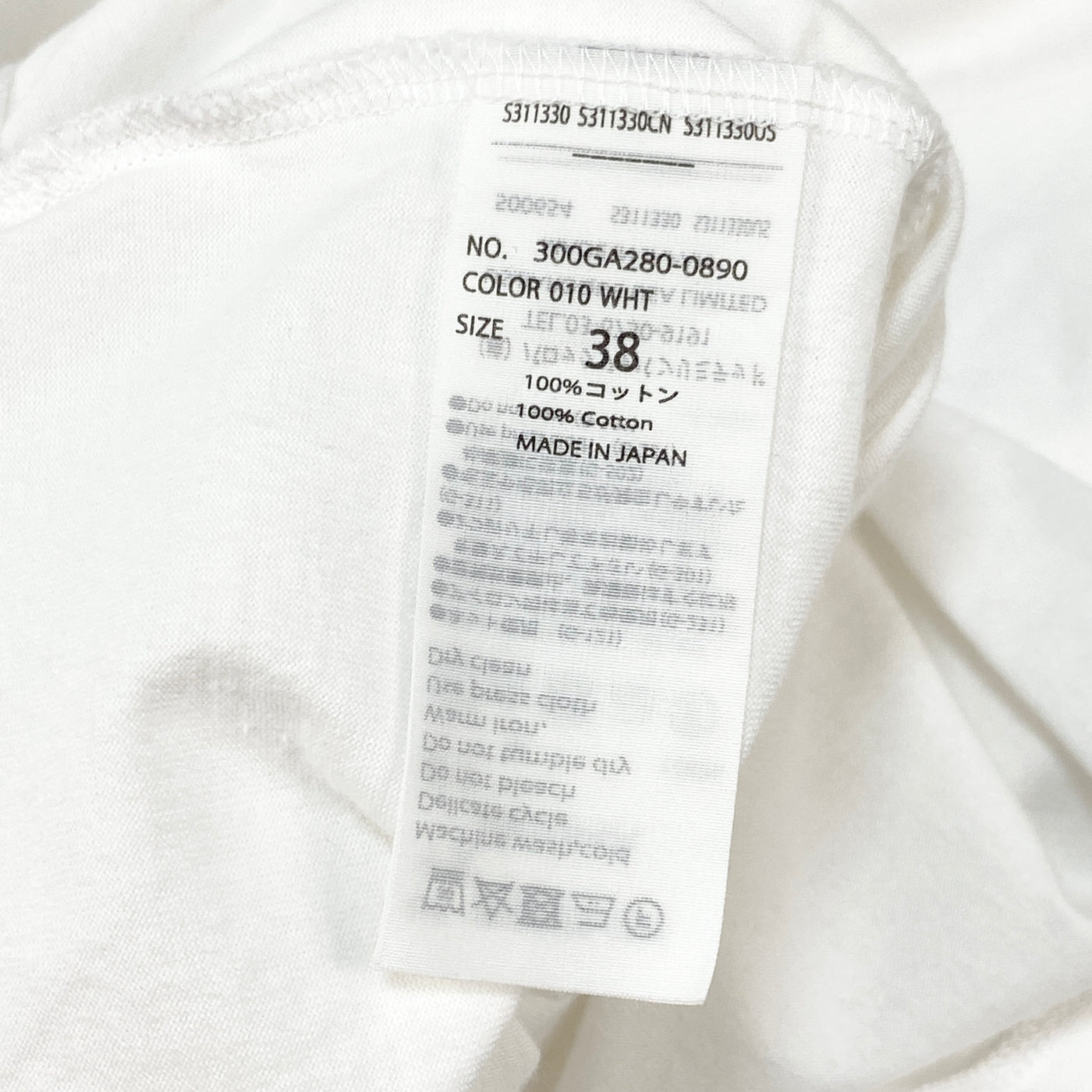 2023AW PANEL-SLEEVE T-SHIRT 300GA280-0890 38