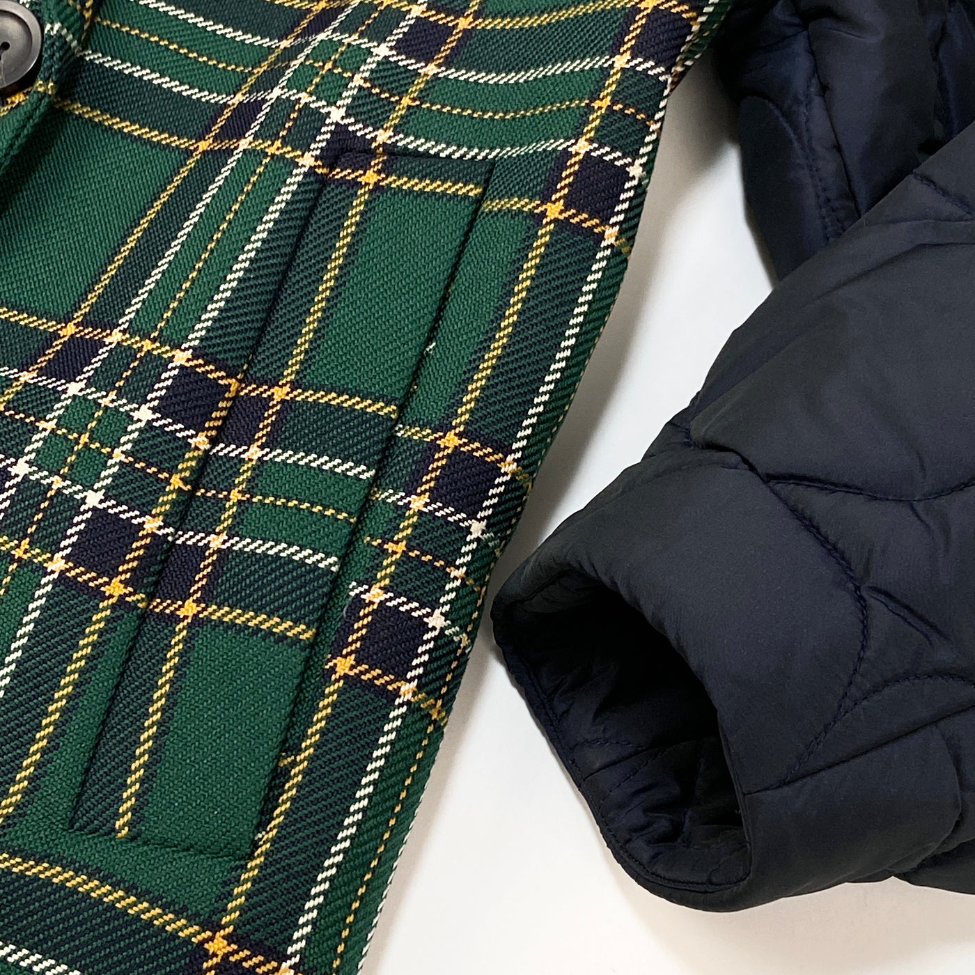 2019AW グレンチェック ロングPコート 300CA330-3000 36