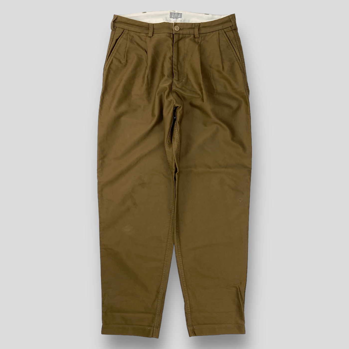 2020AW WIDE CHINOS BROWN CES18PT16 L
