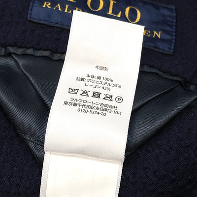 【新品】2024SS Polo ソフト モダン シアサッカー スーツ ジャケット MNPOSPC27620530 M