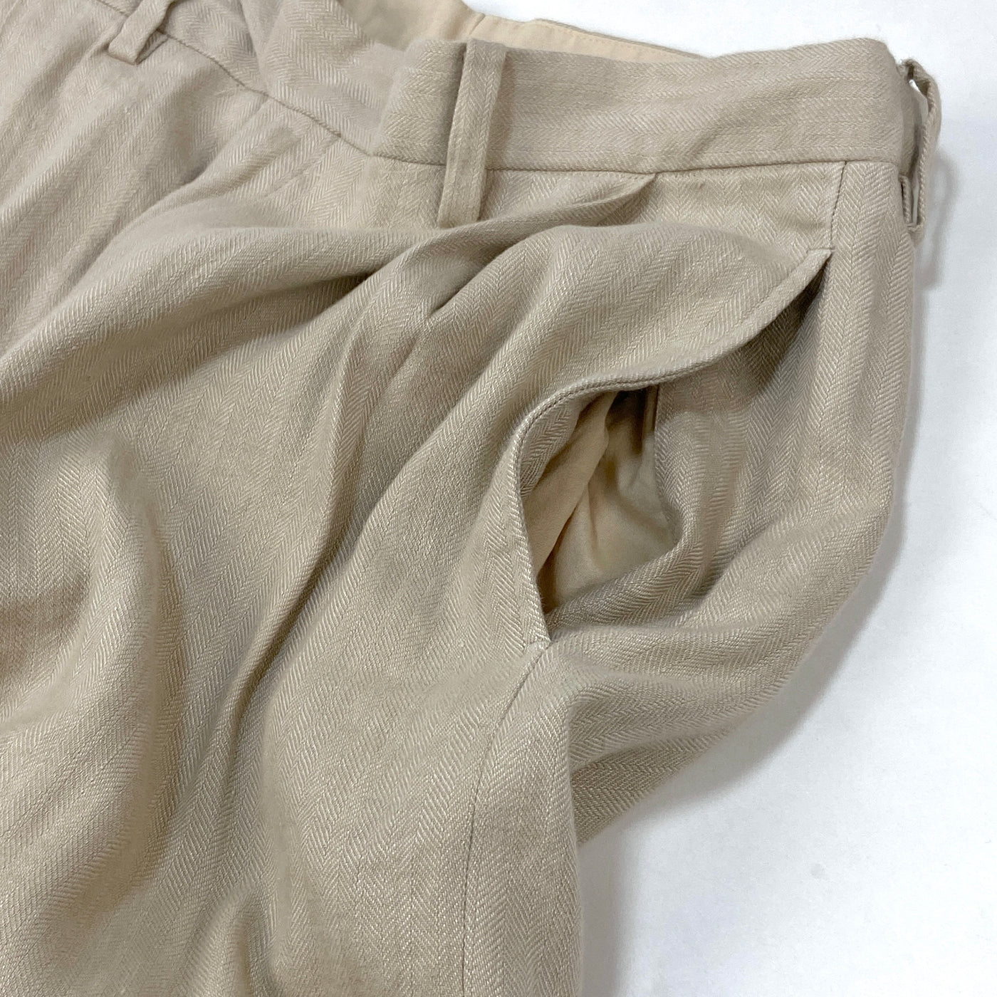 2019SS Linen Wide Pants UW0746 2