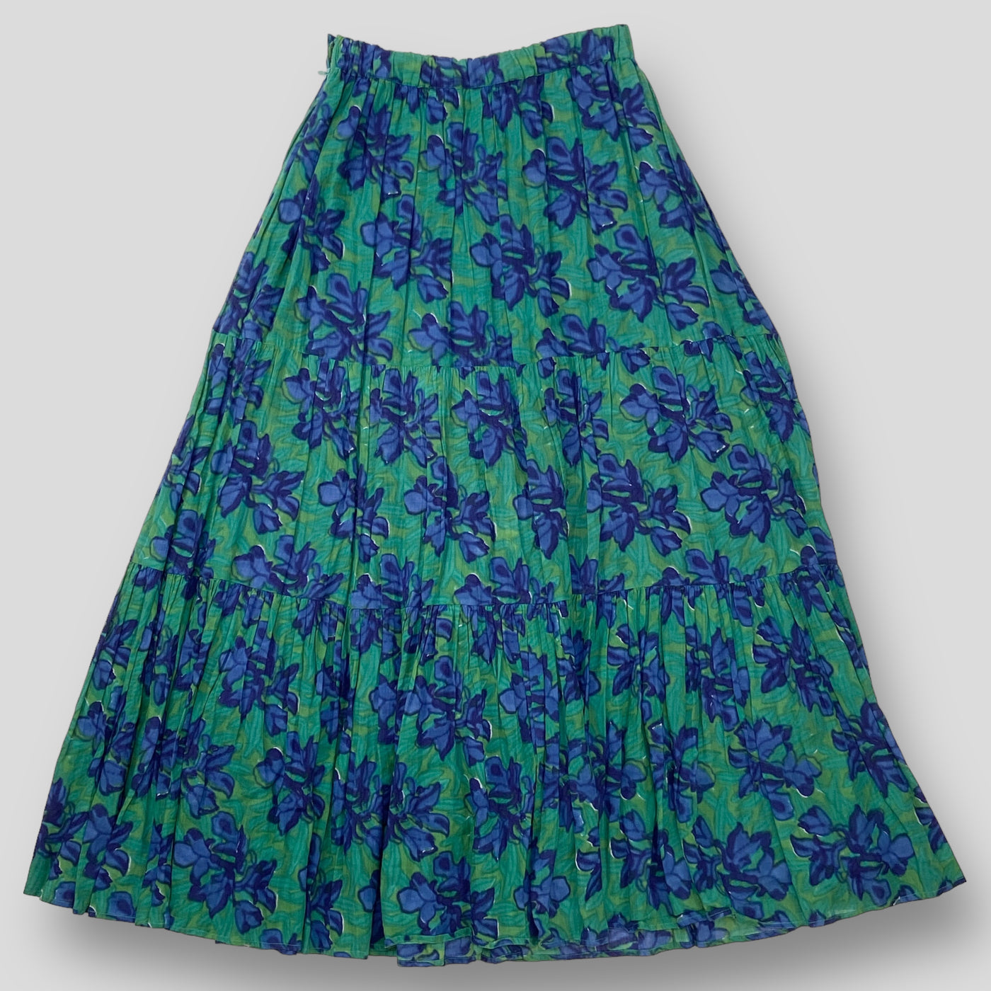 2021SS GAUZE VOILE BIG FLOWER PRINT SKIRT 020311SJ2 フリー