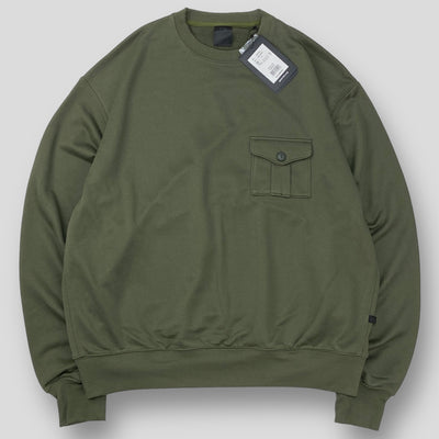 【新品】2023SS TECH SWEAT MIL POCKET CREW BE-53023 XL