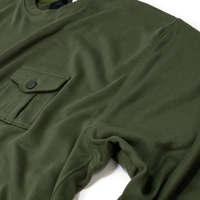 【新品】2023SS TECH SWEAT MIL POCKET CREW BE-53023 XL