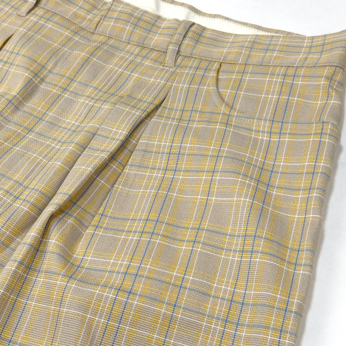 【新品】2023SS Two-tuck Wide Shorts Souvenir Check FR0301-M4040 36