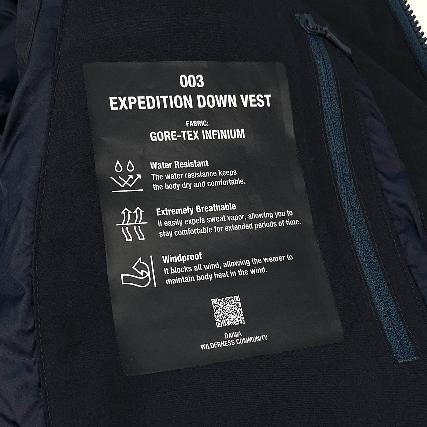 【新品】2022AW EXPEDITION DOWN VEST GORE-TEX DV-003-1022WEX M