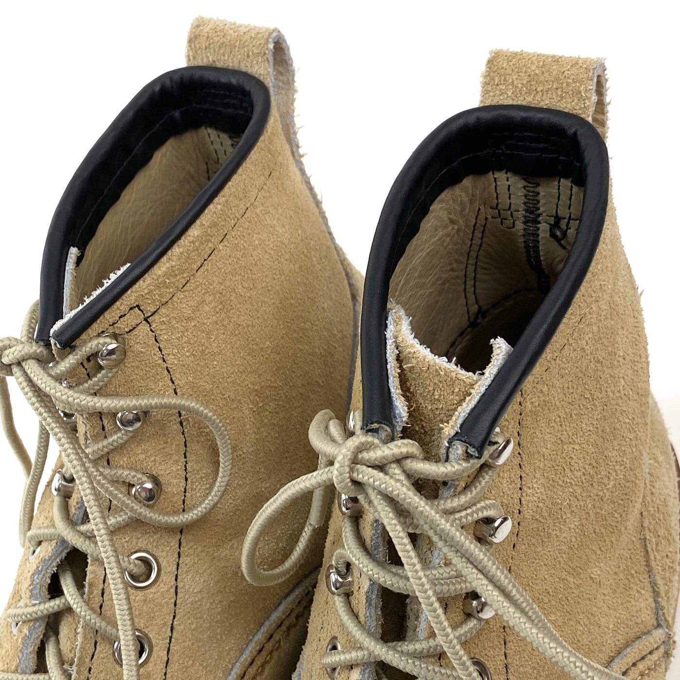 RED WING x TAKAYUKI FUJII 22SS SUEDE BEIGE 6-INCH LINEMAN PLATFORM – SHAFT  STORE