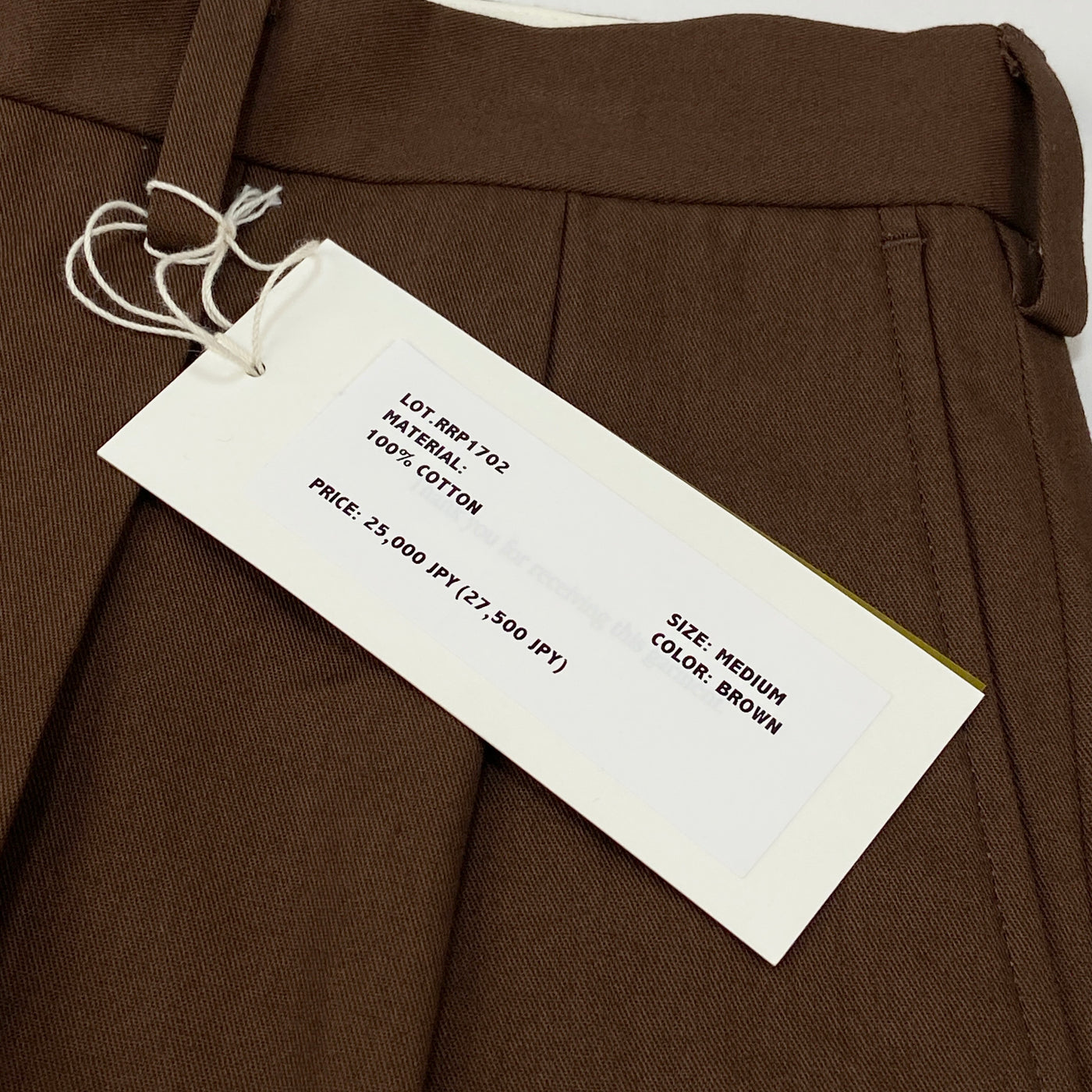 【新品】2024SS WIDE SHORT SLACKS(HIGH TWISTED TWILL) RRP1702 M