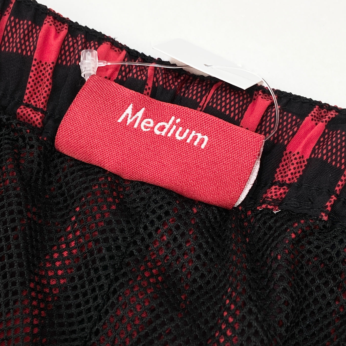 【新品】2018AW Nylon Plaid Track Pant M Red