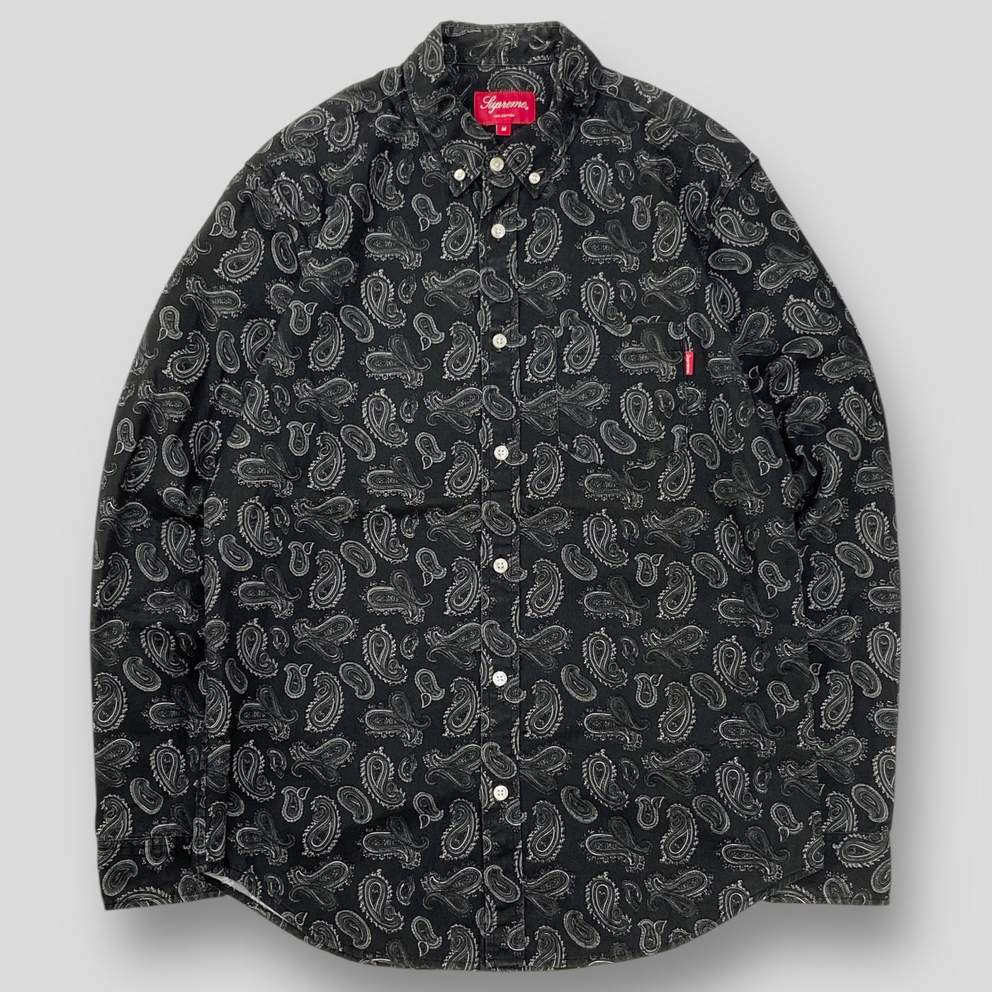 2013AW Paisley Shirt M Black