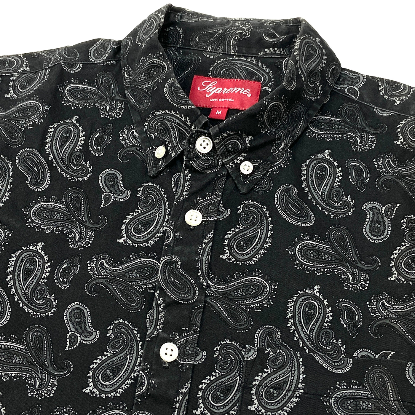 2013AW Paisley Shirt M Black