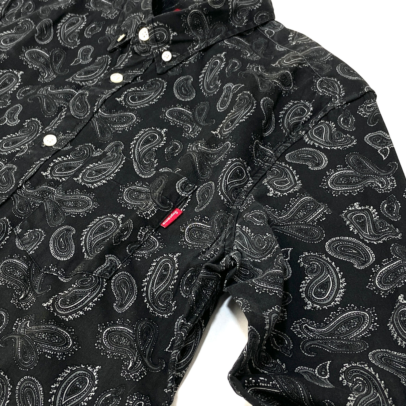 2013AW Paisley Shirt M Black