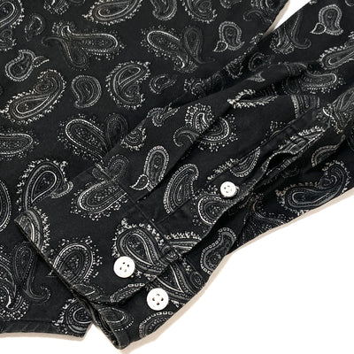 2013AW Paisley Shirt M Black