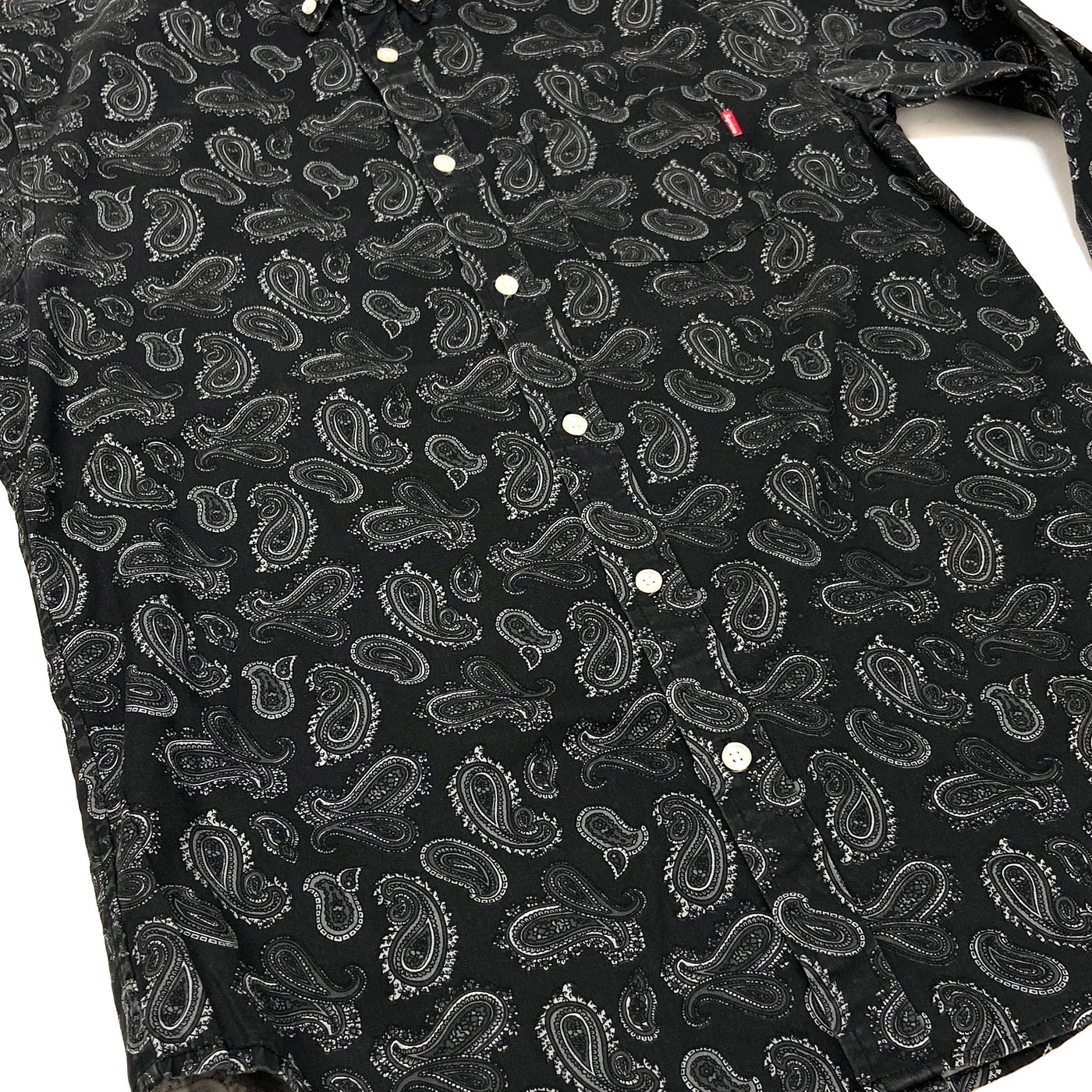 2013AW Paisley Shirt M Black