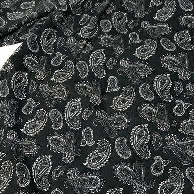 2013AW Paisley Shirt M Black